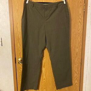 Coldwater Creek Green Trousers Straight Leg